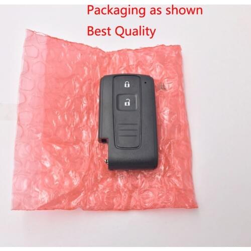 2 BUTTON REMOTE KEY CASE FOR TOYOTA PRIUS COROLLA VERSO TOY43 BLADE NO LOGO Best Quality