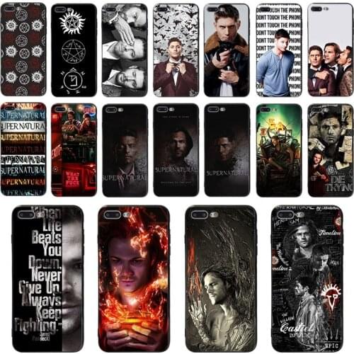 TV series supernatural soft phone case for iphone x xr 11 pro xs max Silicone cover 8 7 6s 6 plus 5s se 5 10 shell Funda Coque