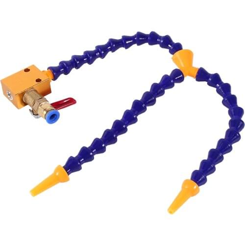 Double Nozzle Mist Coolant Lubrication Spray System Unit Mist Cooling Sprayer CNC Lathe Milling Drill Engraving Machine Tool