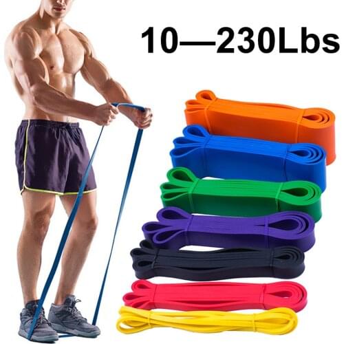 Yoga Band Unisex Fitness 208cm Rubber Resistance Bands Pilates Elastic Crossfit Expander Strength Gym Exercise Sport Equipment