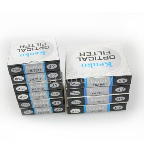 Camera Lens Filters kenko UV Filter 37mm 49MM 52MM 55MM 58MM 62MM 67MM 72MM 77MM 82mm For Nikon D5500 For Canon 77D 6D 5D2 5D3