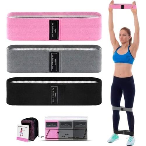 3 Piece Set Resistance Band High Quality Sports Ring Non Slip Design Suitable For Abdomen Legs Fitness Belt For Yoga