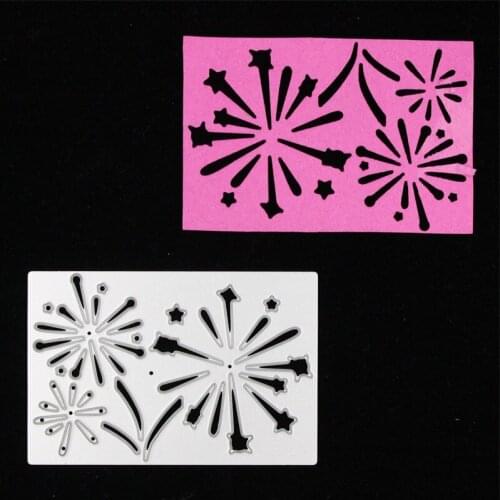 KSCRAFT Fireworks Metal Cutting Dies Stencils for DIY Scrapbooking Stamp/photo album Decorative Embossing DIY Paper Cards