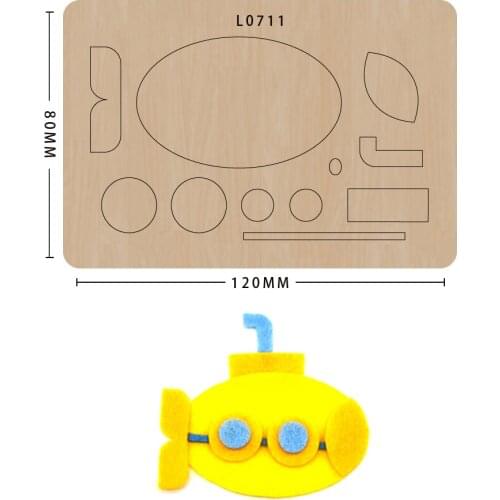 Mini Yacht Scrapbooking Wooden Cutting-die Making Decor Supplies Template Suitable For Common Die-cutting Machines