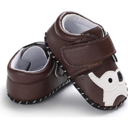 Soft First Walk PU Cartoon Toddler Baby Girl Boy Shoes Prewalker Anti-slip Shoes Newborn Baby Shoes for Boy