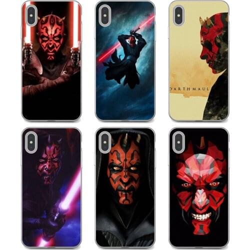 For Xiaomi poco X3 nfc F2 Pro M3 Mi 5X 6X Max Mix 1 2 2S 3 Mi5 Mi6 Mi3 Mi4 Soft Cases sith-darth-maul-dark-side-Art