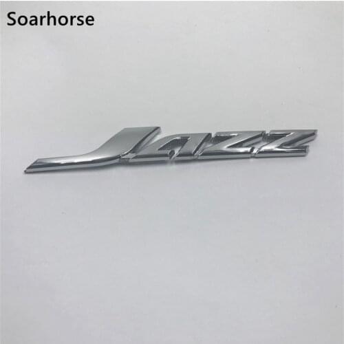 For Honda Jazz Emblem Chrome Sticker Logo Badge Car Rear Gate Deck Nameplate Decal