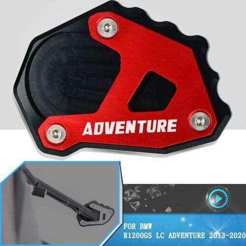 For BMW R 1200GS R1200GS LC ADVENTURE 2013-2020 2019 2018 2017 2016 2015 Motorcycle Side Stand Enlarge Plate Kickstand Extension