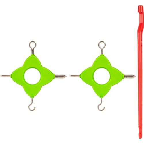 4 in 1 Multifunctional Puller Tool Carp Fishing Line Knotting Knotter Knot for Carp Rig Feeder Fishing Tackle Accessories