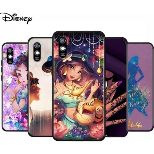 Silicone Cover Disney Jasmine Princess For Xiaomi Redmi 9 9T 9C 8 7 6 Pro 9AT 9A 8A 7A 6A S2 5 5A 4X GO Phone Case