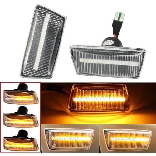 LED Dynamic Side Marker Turn Signal Light For Cadillac BLS CTS Daewoo Lacetti Holden Cruze Chevrolet Buick Regal Saturn Aura