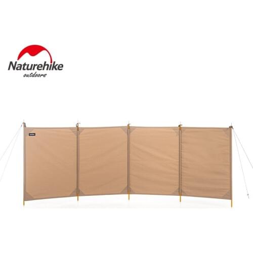 Naturehike Outdoor Camping 3*1m Windbreak Curtain Picnic BBQ Party Fishing TC Cotton Screen Windbreak Stable Anti Wind Portable