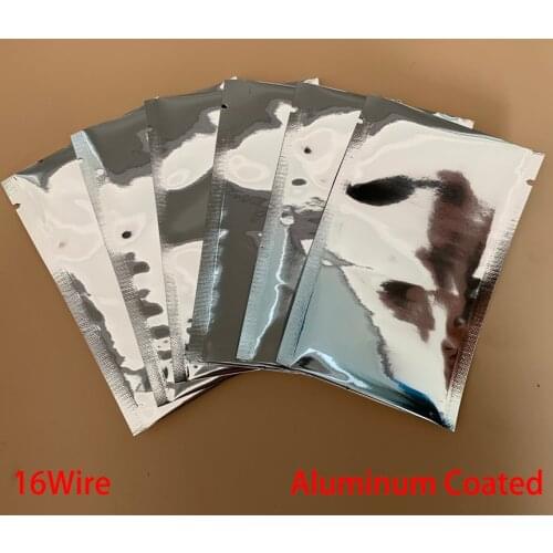 14*20cm 14x20cm 15*30cm 15x30cm Waterproof Aluminum Coated Plated Open Top ESD Vacuum Anti Static Shielding Pouch Storage Bag