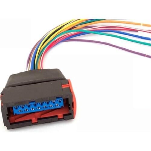 15Pin 144980-1 Car Headlamps Socket Plug Connector with wire for Citroen C3 C4L For Peugeot 307 308 408