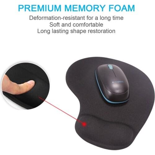 3D Mouse Pads With Wrist Pad Trackball Support Cushion Mouse Mats Hand Anti-slip Hand Pillow Ergonomic for Game Office LOL