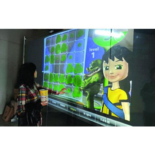 46 inch Window shop advertising interactive touch foil, Real 10 points multi touch foil film
