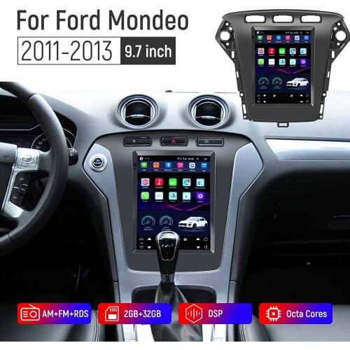 Car Radio Multimedia Navigatio Video Player For Ford Mondeo 2011-2013 Tesla style Vertical Screen Stereo No 2 din Android 10