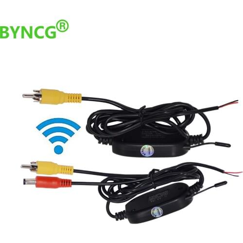 2.4 Ghz Wireless Rear View Camera RCA Video Transmitter & Receiver Kit for Car Rearview Monitor FM Transmitter & Receiver