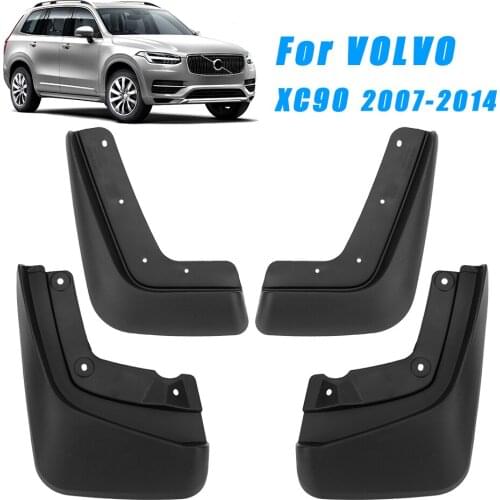 Splash Guards Car Mudguard Front Rear Car Mud Flaps For VOLVO XC90 2007- 2014 4 Piece/Set 2008 2009 2010 2011 2012 2013 Mud Flap