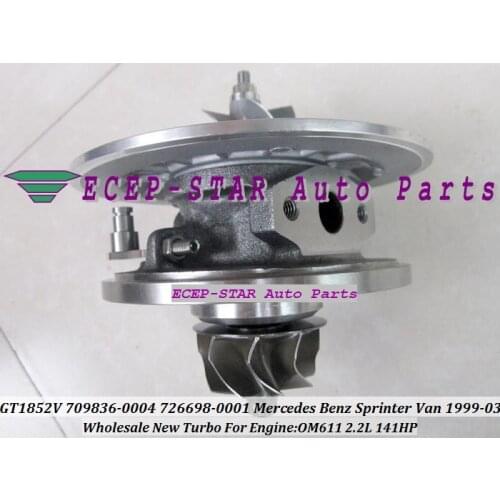 Turbocharger Cartridge CHRA GT1852V 709836-5004S 709836 For Mercedes benz Sprinter Van 211 311CDI 411CDI 99-03 OM611 2.2L 141HP