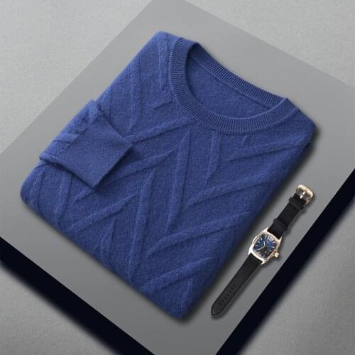 Zocept Cashmere Sweater Men Winter Thick Warm Long Sleeve Pullovers Losse Fit Jumper Male Knitwear Pull Homme Jersey Sweaters