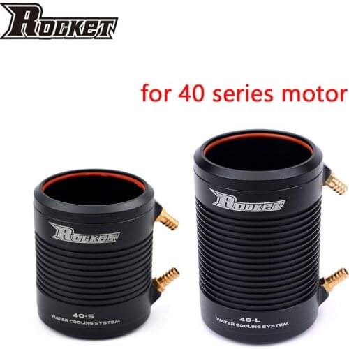SURPASS HOBBY Rocket 40 Series Motor Water Cooling System Jacket for 4074 4082 4092 RC Boat Brushless Motor Traxxas Slash Scx24
