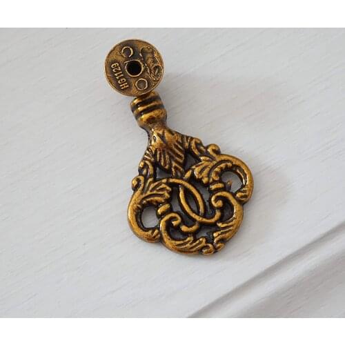 Shabby Chic Dresser Drop Ring Drawer Pulls Knobs Handles Antique Silver Vintage Cabinet Handles Knob Hardware Furniture