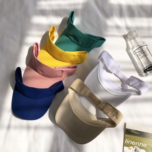 K177 Mens Baseball Cap Summer Hat Sun Hat Womens Baseball Cap Peaked Cap Solid Color Empty Top Hat Outdoor Sports Sun Visor