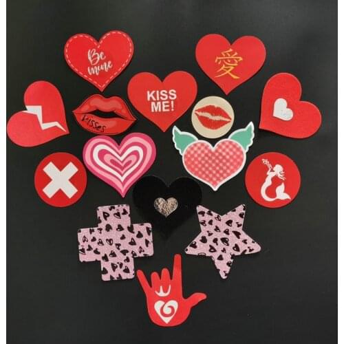 Womens Breast Nipple Covers Push Up Bra Invisible Chest Stickers Sweet Self Adhesive Intimates Heart Shaped Bralette Pasties