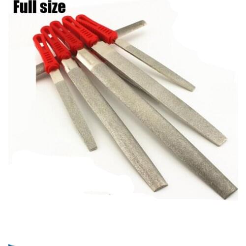 6" 8" 10" diamond bar Knife polishing file Flat /semicircle/round /square/triangular file ruixin pro RX008 suit