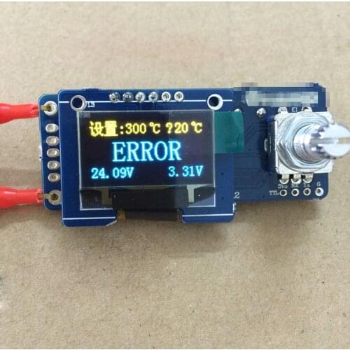 T12 Oled Control Panel Digital Display Welding Station STC Auto Dormancy And Wake Up Control Panel