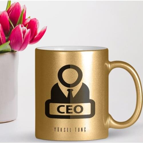 Personalized Professional CEO Gilded Mug Cup-1