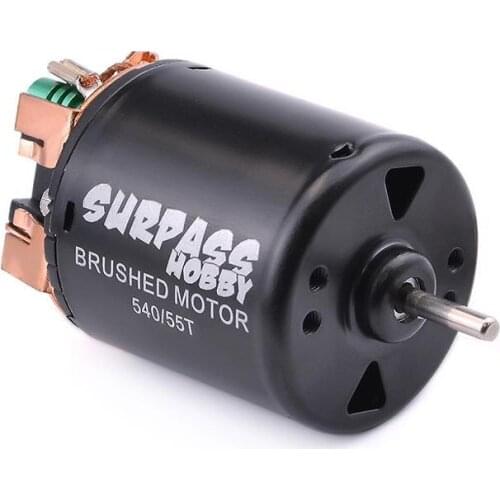 SURPASSHOBBY 540 Brushed Motor 80T 13T 17T 23T 21T 27T 35T 45T 55T for 1/10 RC Car