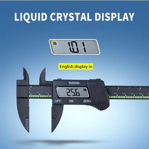 Electronic Digital ABS Vernier Calipers 0-150mm Precision Micrometer Pachometer Woodworking Gadget Depth Measurement