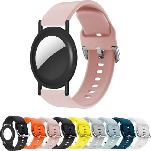 Silicone Strap For Airtags Locator Protective case for AirTag children Shell Wristband Replacement Accessories Comfortable Soft