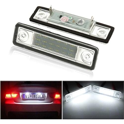 2Pcs Led Number License Plate Light For Vauxhall For Opel For Corsa B Astra F G For Vectra B Tigra Zafira A