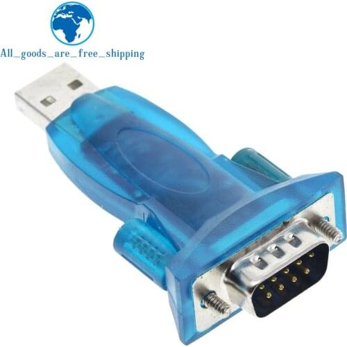 TZT HL-340 USB to RS232 COM Port Serial PDA 9 pin DB9 Adapter support Windows7-64