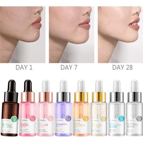 Face Serum Vitamina C Sakura Acido Hialuronico 24k Gold Niacinamide Serum Skincare Whitening Moisturizer Anti Aging Acne Wrinkle