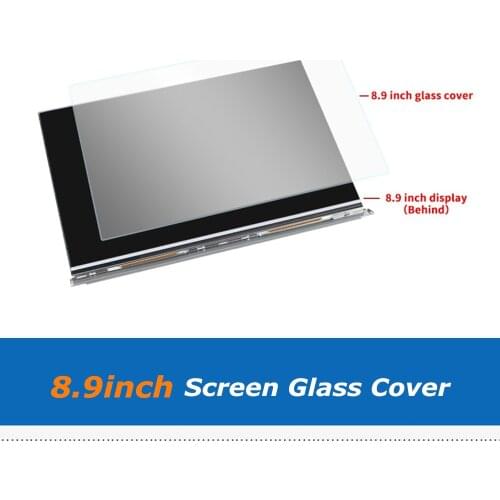 1pc 8.9inch LCD Screen Glass Support Protector Cover for WANHAO D8 DLP Light-Curing 3D Printer Parts