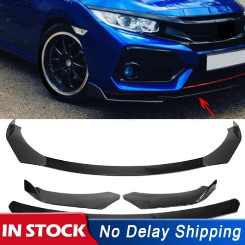 Front Bumper Lip Chin Protector Car Body Spoiler Kits Splitter Diffuser For Subaru WRX STI Impreza Legacy 2002-2019 Car Styling