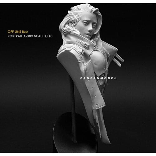 1/10 Resin Bust beauty model kits self-assembled A-309