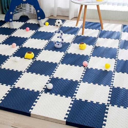 16Pcs Play Mat Anti-slip Interlock Square Exercise Tiles Floor Carpet for Children Room Play Mat Puzzle Carpet Climbing Pad
