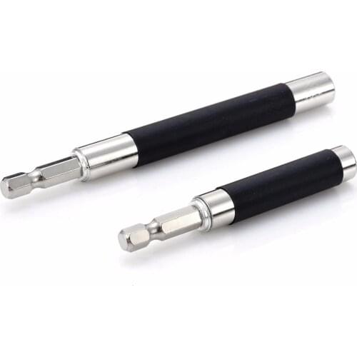 2pcs/set Extension Hex Screw Socket Magnetic Impact Driver Drill Bit Holder Adapter Home Tools