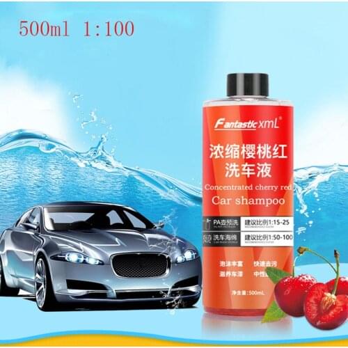 500ml 1:100 Car Wash Shampoo Soap Foaming Works with Foam Cannons Foam Guns or Bucket Washes Automotive Shampoo Cleaning Tools