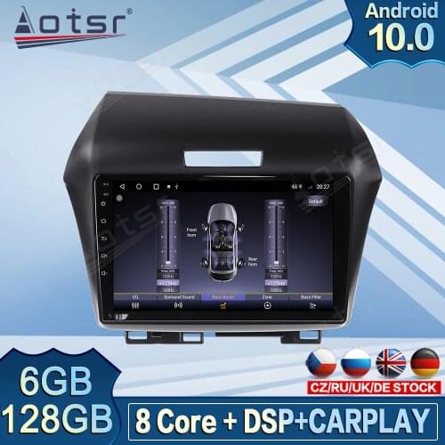 6G 128GB Car Multimedia DVD Player GPS Navigation For Honda Jade 2010 - 2017 Android Screen Radio Tape Recorder Head Unit Stereo