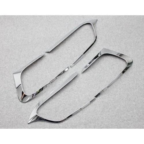 Free shipping 2x Chrome Rear Taillight Tail Light Lamp Cover Trims For Jeep Cherokee SALE
