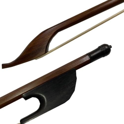 Free shipping 4/4 Baroque Style Brazilwood Cello Bow round stick Musical brazilwoodStick Natural White Horsehair Easier Control