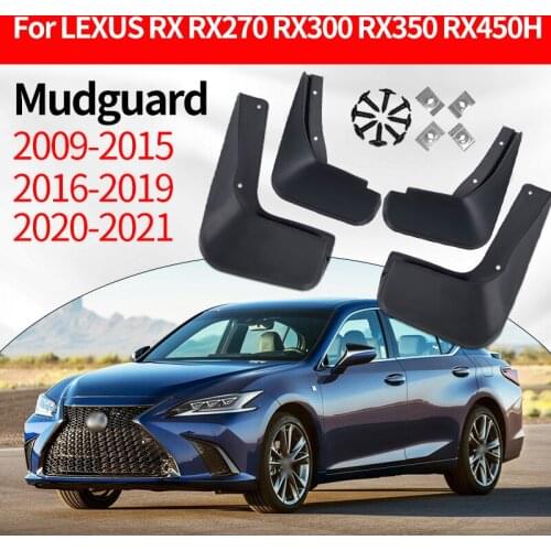Car Mud Flaps Mudguard Splash Guards Fender Mudflaps Tire Fender Car Accessories For LEXUS RX RX270 RX300 RX350 RX450H 2009-2021