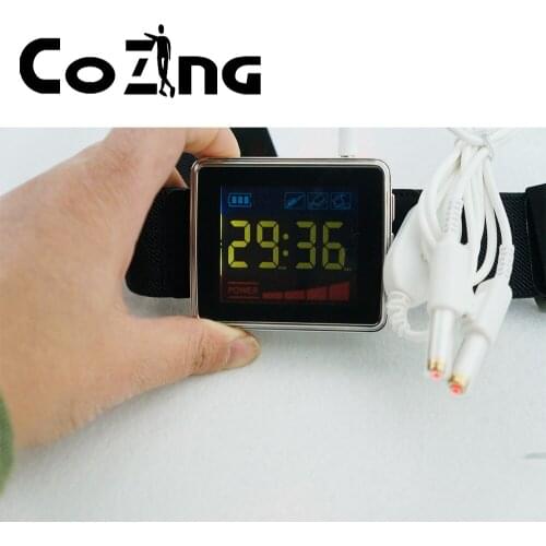 COIZNG New Blood Suger Cleaner Massage LLLT Intranasal Nose Therapy Red Light For High Blood Pressure Laser Watch Device