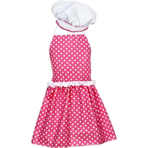 22Pcs/Set Girl Kids Kitchen Role Play Cooking Apron Chef Hat Baking Tools Toy